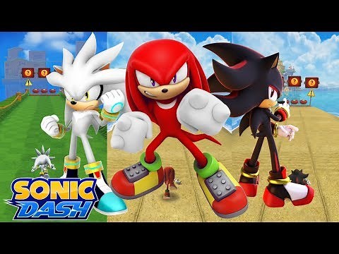 Sonic Dash (iOS) - Knuckles vs. Shadow vs. Silver