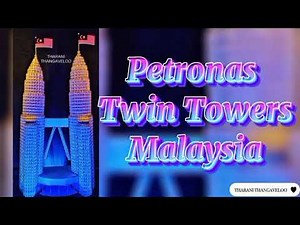 How to make Twin Towers from Cardboard | Petronas Twin Towers model making | Twin Towers of Malaysia