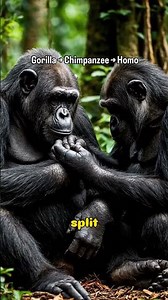 🦍 Great Ape Evolution — From Proconsul to Humans#GreatApeEvolution #HumanEvolution #Gorilla