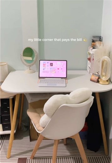 Stylish and Durable Aesthetic Study Table for Your Room