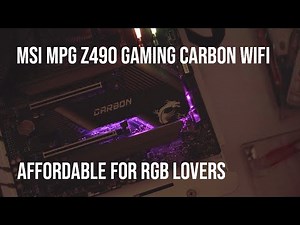 MSI MPG Z490 GAMING CARBON WIFI Review. Decent mid range motherboard