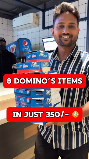 Samyadavv (Guntur To Palnadu)🔥 on Instagram: "#ad 8 Domino’s Items at just ₹350/-😍 Discount Valid For New User Of Domino’s App. Timing: 10:00am to 10:30pm. Step 1: Open the Domino’s app using my link ( Link in Bio ) Step 2: Choose the option for Delivery ( No Takeaway ) Step 3: Add 5 Onion Pizza + 2 Veg Parcel + 1 Cheesy Dip. Step 4: Apply Promo code:- HYPE5969 & Get 8 Domino’s Items at just ₹350/-✨ More offer’s : Use code : HUGE6848 Get 300/- Off on min. order value of Rs.500 Or