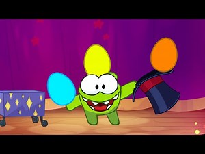 Learn English with Om Nom - Om Nom runs the magic show - Videos For Kids