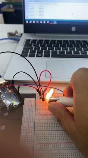 Montaje con sensor de temperatura LM35
