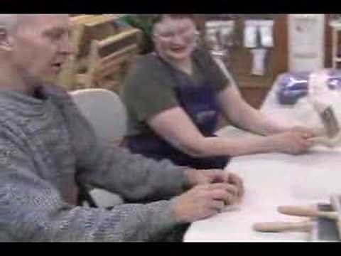 Turn washed fleece into spinning fiber with wool combs