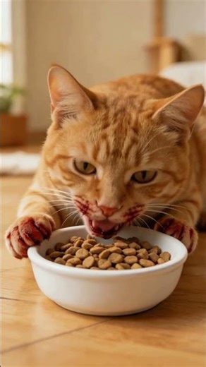 Rainy Night Horror: Bloody Cat Screams & Scratches My Door—I Saved It✨#wildliferescue #rescue #cat