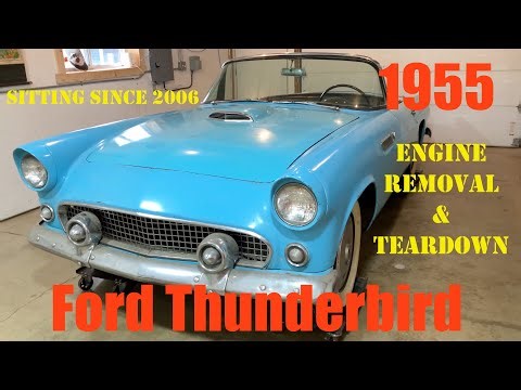 Engine Removal and teardown: 1955 Ford Thunderbird Project: "Procrastibird"