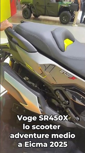 Voge SR450X, lo scooter medio per l’off-road leggero a Eicma 2025! #shorts #eicma2025 #motorcycle