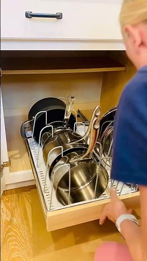 Pots & Pans Organization: See It Used 2 Different Ways! #organization #kitchenorganization