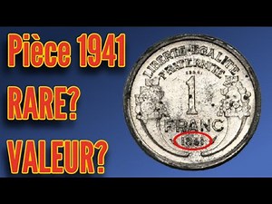 VALUE of an EXCEPTIONAL 1 FRANC 1941 coin in ZINC?