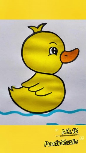 How to Draw Ducklings with the Letter 'S'