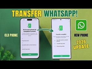 Without Backup? How to Transfer WhatsApp Chats to New Phone! 2026