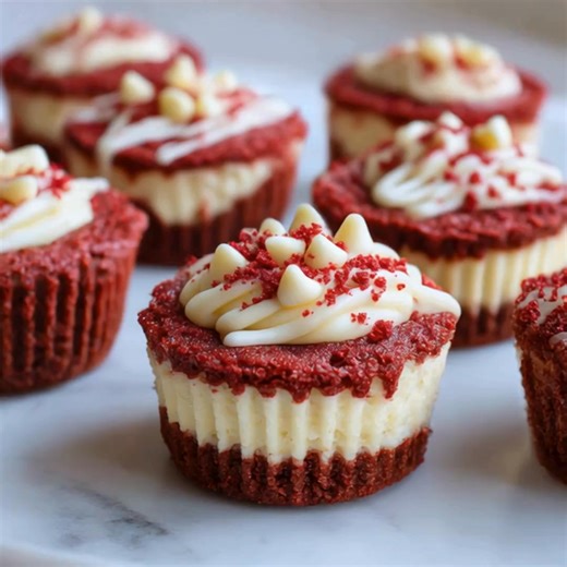 Sugar-Free No-Bake Mini Lemon Raspberry Cheesecakes 🍋🍇 Tangy lemon meets juicy raspberries — creamy no-bake bliss in every bite! 📝 Ingredients Crust: 1 cup almond flour 3 tbsp melted butter 2 tbsp powdered monk fruit sweetener (Swerve) Filling: 8 oz cream cheese, softened ½ cup heavy cream ⅓ cup allulose 2 tbsp lemon juice 1 tsp lemon zest ½ tsp vanilla extract Topping: ½ cup fresh raspberries 1 tsp powdered allulose (optional for dusting) 👩‍🍳 Steps to Create Mix almond flour, butter, and s