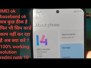 Redmi note 10 Sim card not detected problem solution #noservice #network #redminote10