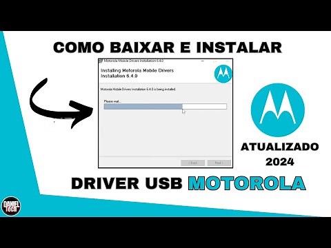 Como baixar e instalar driver da motorola / baixar driver usb motorola (Passo á passo 2024)
