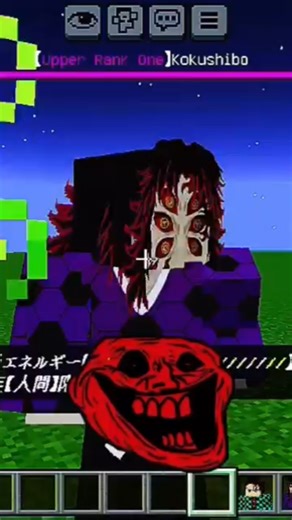 THE‼️BEST🔥Kokoshibo vs TANJIRO DEMON‼️SLAYER🔥ADDON MOD💯FOR MINECRAFT 1.21.100💯🔥‼️ #minecraft #shorts