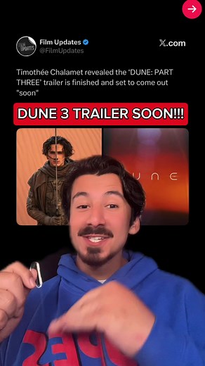 Dune 3 Trailer Release Announcement