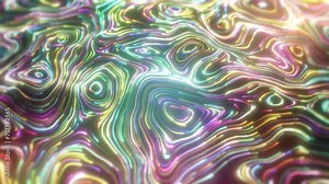 Colorful spiral lines flow, elegant vortex particle lines flow, and beautiful neon light rotation. Dreamy and abstract artistic background, for your wedding, concert, video art, holiday show. Stock Video