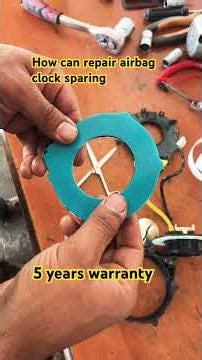 How can repair the airbag clock spring only for horn and bypass airbag light #SKC#workshop#skcdoctor