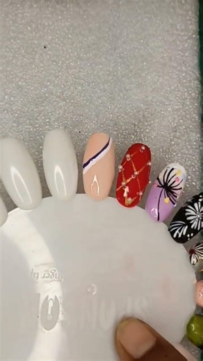 French nail art tutorial #nailart #nail extension #Mesan Designs#