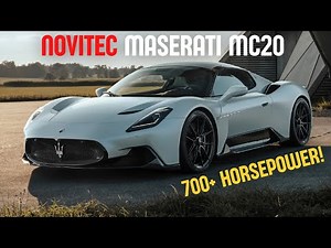 New Maserati MC20 Tuned By Novitec Has Over 700 Horsepower