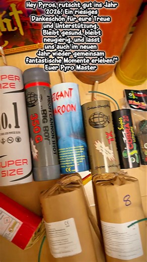 Frohes neues pyros 2026