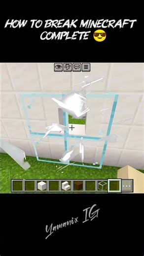 🤯 HOW TO BREAK MINECRAFT COMPLETE! 5 Must-Know Block Destruction Tricks! #shorts