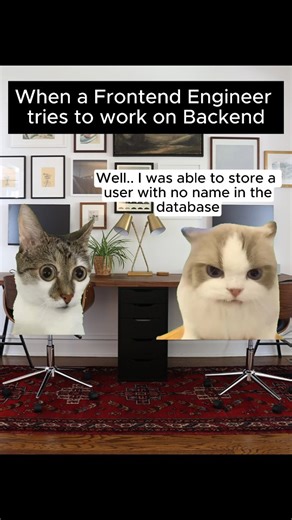 Cat Memes Tech | Tech Humor with Cats on Instagram: "Follow @catmemes_tech for more tech humor served by cats #programmingmemes #techmemes #coding #memes #catsagram"
