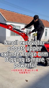 Mini excavators are easy to operate and learn. #digger #excavator | Excavator Small