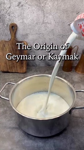 36K views · 788 reactions | The Origin of Geymar/Kaymak — Get the recipe at tableofgods.com/gamur #Mesopotamia #Tableofgods | Table of Gods | Facebook