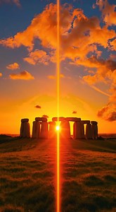 The summer solstice sunrise captures the perfect alignment of the sun's first rays shining into the heart of Stonehenge 🌅 ☀ | Astronomy Today