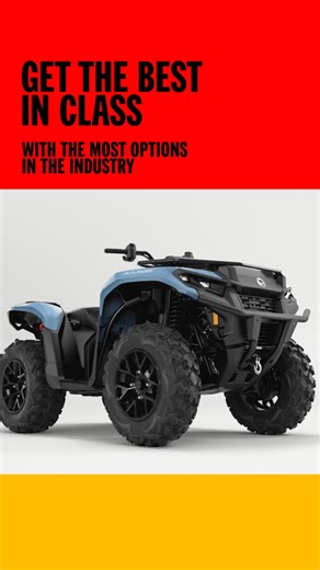 Never trail behind with the most options ever: 29 packages, 200 accessories and class-leading trail power. | Can-Am Off-Road