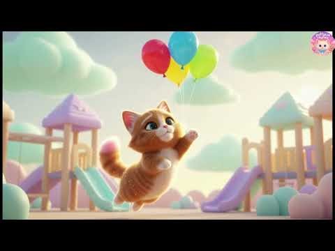 🚓🚨Puffy Cat: Police Truck Chases Bad Guy! Brave Officers, Speed & Safety Rules Hero Rhymes for Kids!