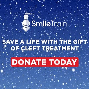 Giving Tuesday is coming up. 💗💗 Your donation can make twice the impact all weekend. Thanks to generous donors, we have special funds to double every donation made here! $250 can change TWO lives this holiday season. Please celebrate 2020's Giving Tuesday with a gift to Smile Train. 💝 | Smile Train