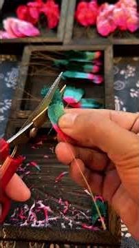 Velvet Flower Making Process | Traditional Chinese Ronghua Craft #culturalheritage #handmade