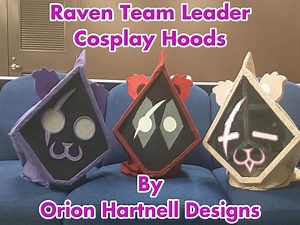 Raven Team Leader Cosplay Hood - Etsy