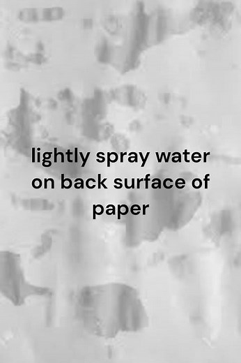 How to dry wet paper