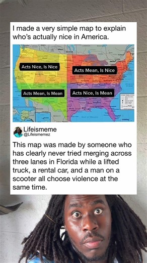 This map forgot about Florida traffic.