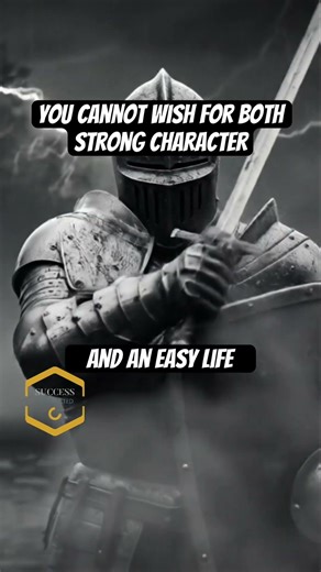 The knight in shining armor has never been tested. Be mighty and face challenges with a smile