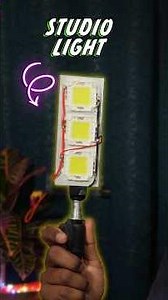 80w Youtube Studio Light #diyfreakintelugu #teluguexperiments #foryou #viral #12v