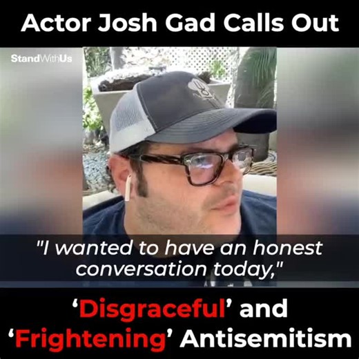 Josh Gad's Call to Stand Against Antisemitism