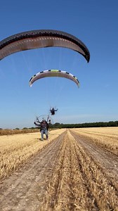 Early morning flight for the Parajet gang 🌾 #parajet #paramotor #ppg #parajetinternational #flying #extremesports #footlaunch #lightaviation #zenith #maverick #paragliding #adventure #sports #extremesports #poweredparagliding #team #teamwork | Parajet