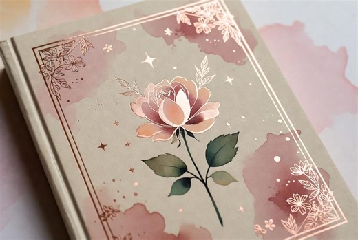 Boho Floral Notebook Cover | Printable A4 Journal Frame (PDF) - Etsy