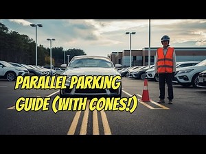 Perfect Parallel Parking Guide (with CONES!)