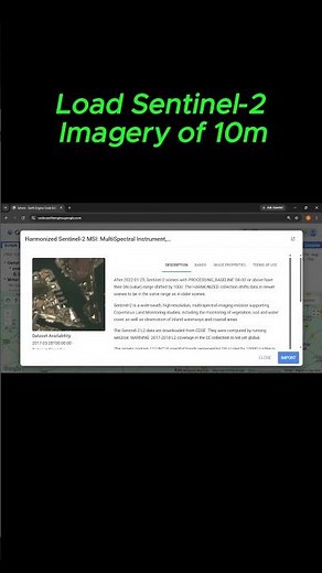 How to Load Google Earth Engine Sentinel-2 Imagery | GEE Short Tutorial
