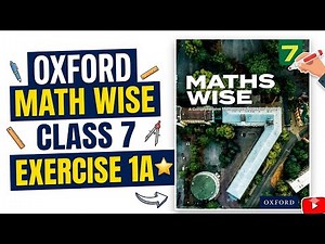 Oxford Mathwise Class 7 | Chapter 1 Sets | Exercise 1A Full Explanation | Easy Method