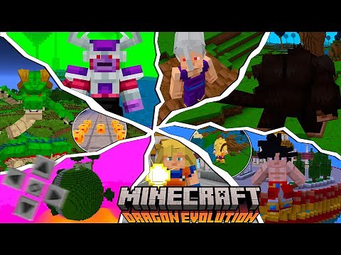 UPDATE OF THE OFFICIAL DRAGON BALL EVOLUTION V.4 ADDON *HOW TO USE COMMANDS AND MORE* FOR MINECRA...