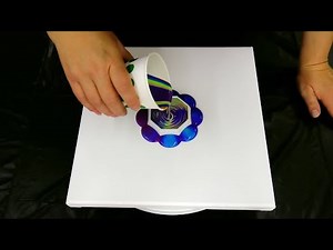 Unlock Your Creativity: Beginner's Guide to Easy Fluid Art Flower Painting 🌸