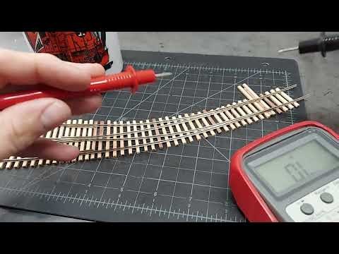 How to check for shorts on your handlaid track work.