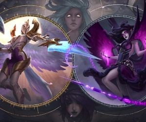 Kayle and Morgana-LOL Live Wallpaper